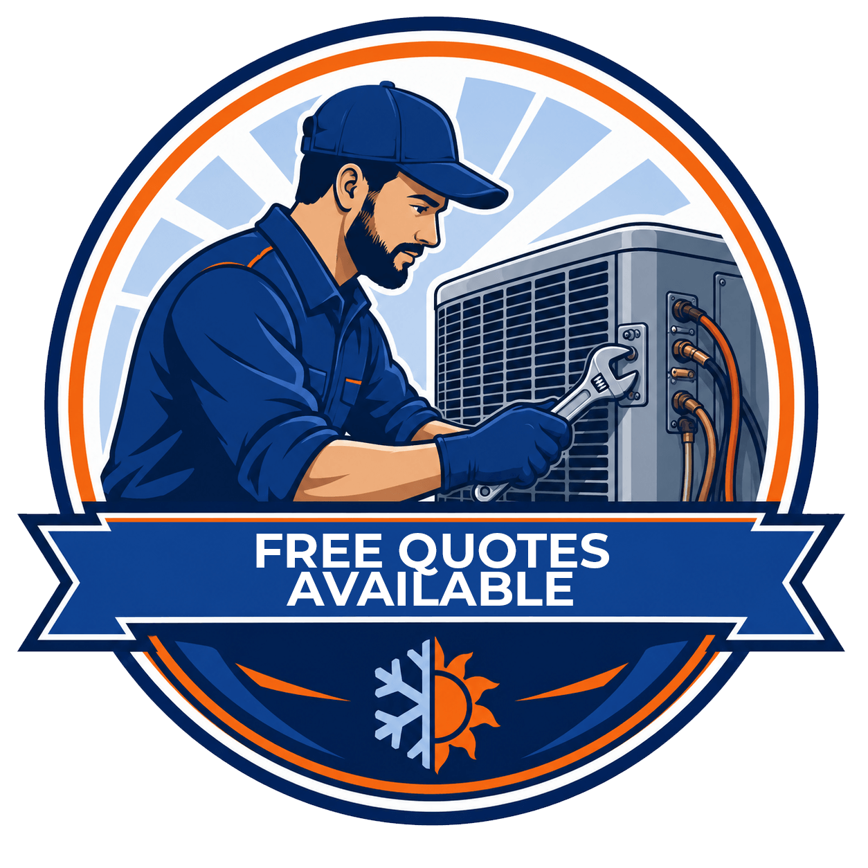 LCM Heat Pumps Services Badge